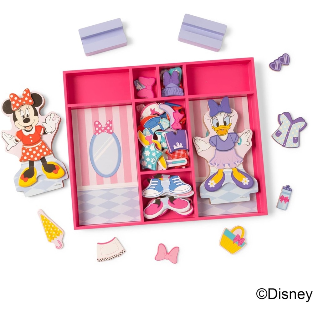 Melissa & Doug Disney Minnie Mouse and Daisy Duck Magnetic Dress-Up Set - NWT - Picture 4 of 5
